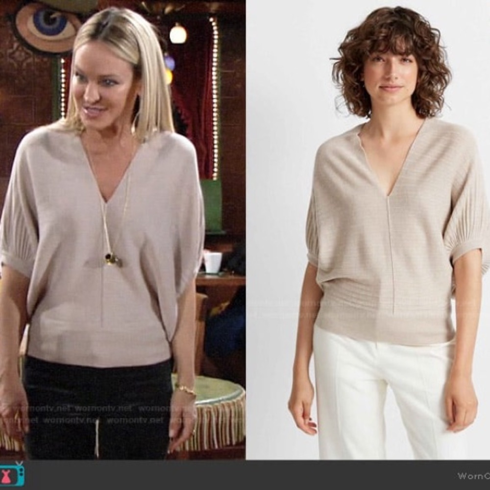 Club Monaco Sweater In Ivory Color - Picture 2 of 7